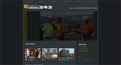 Desktop Screenshot of laborerslocal242.com